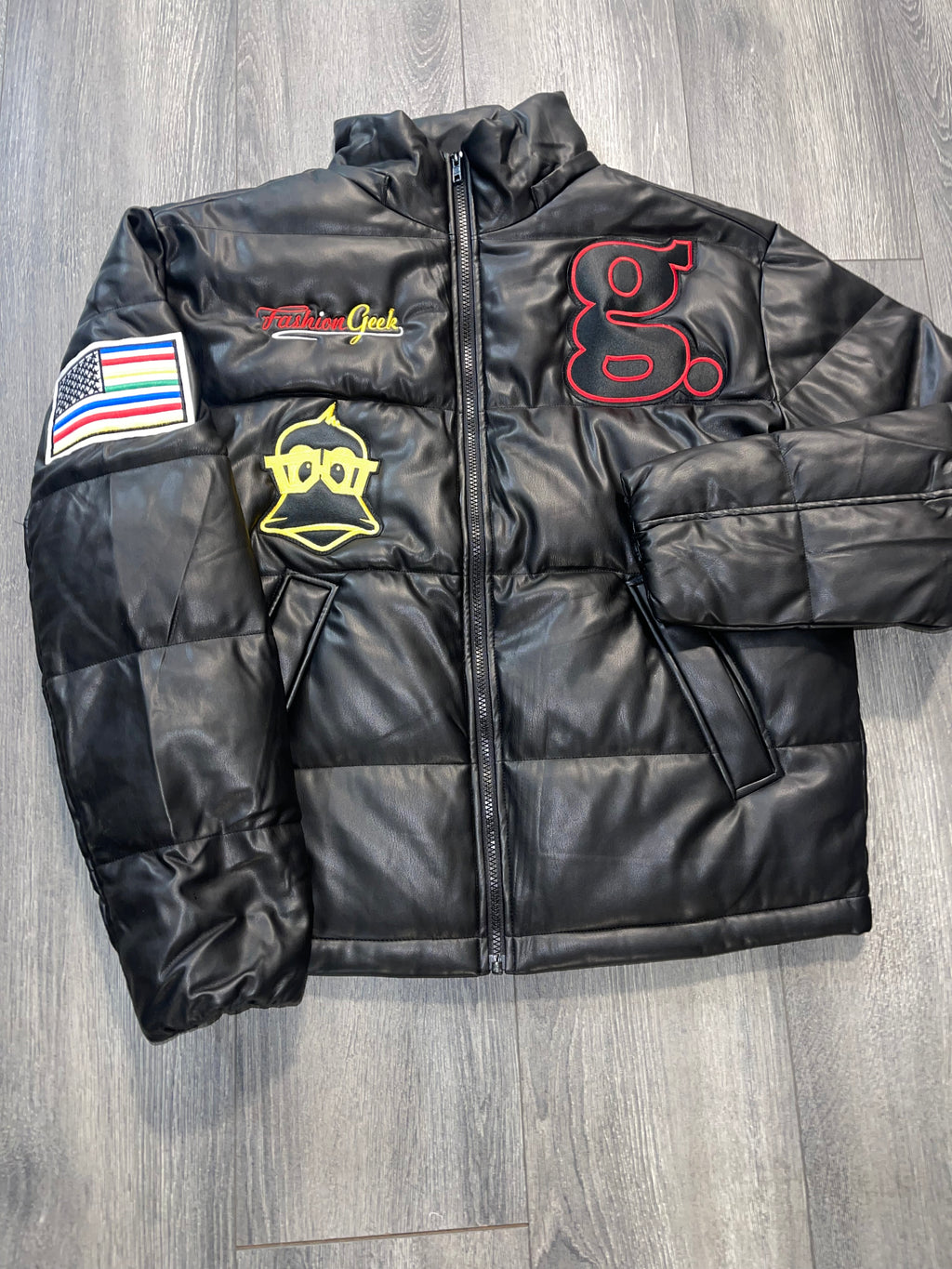 Fashion Geek Vegan colorful puffer