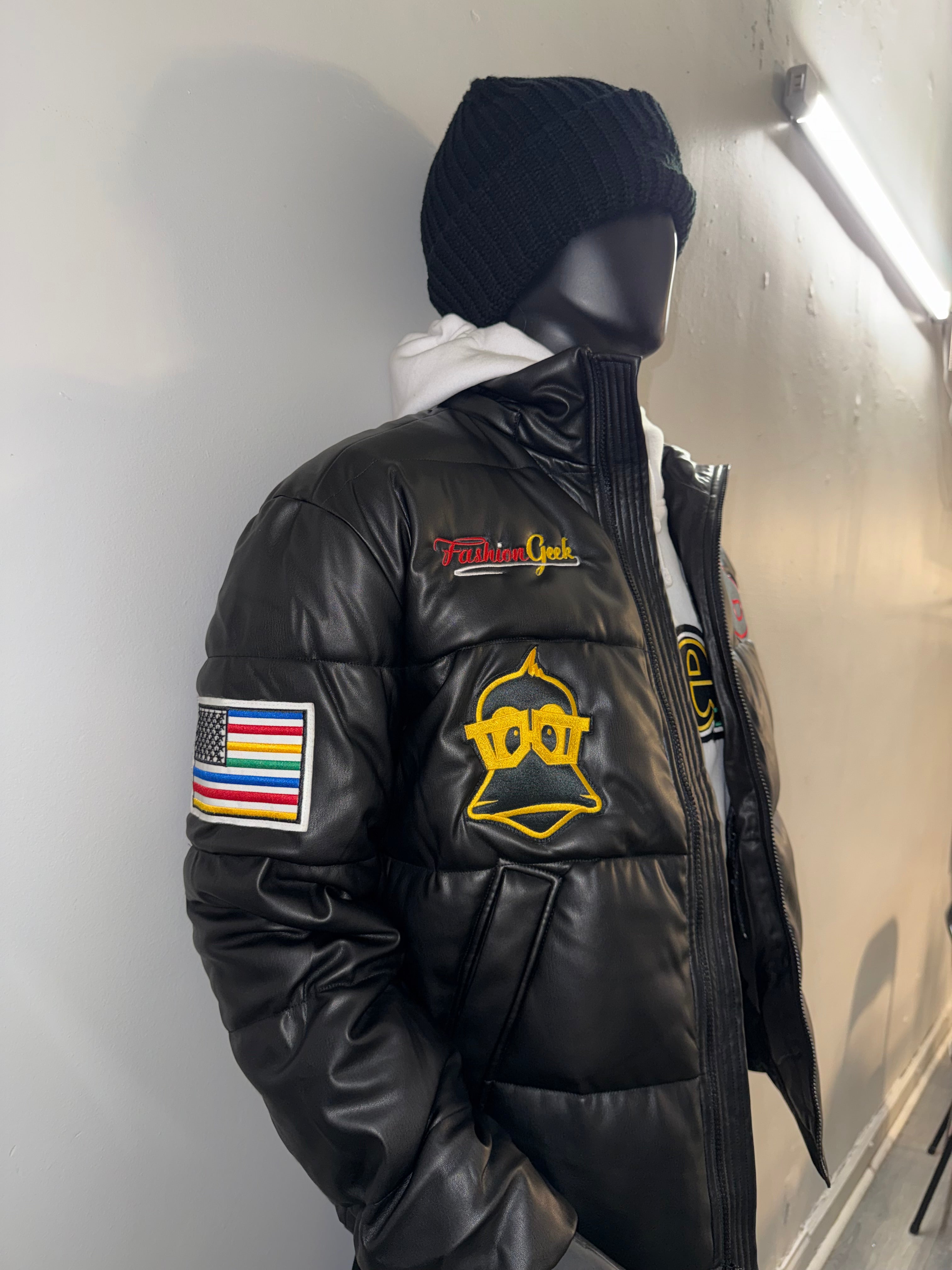 Fashion Geek Vegan colorful puffer